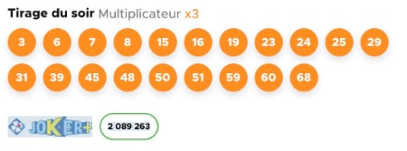 resultat keno 30 septembre 2025 soir