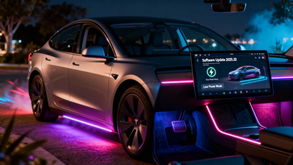 tesla update 2025.32