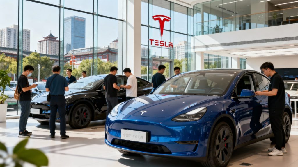 tesla vente chinoise
