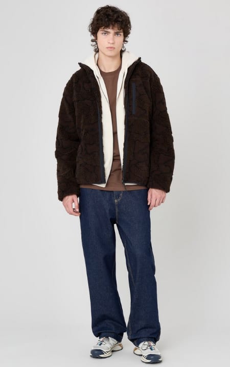blouson sherpa zippé