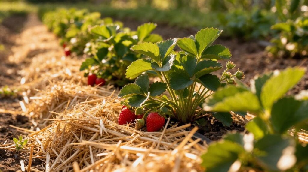 paillage fraisier agriculture pro