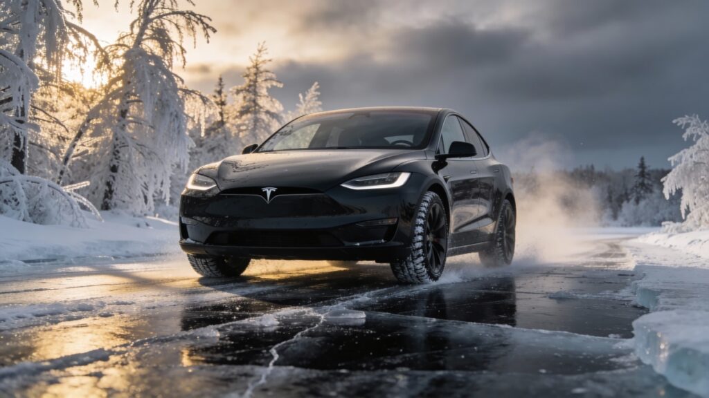 tesla surface glissante